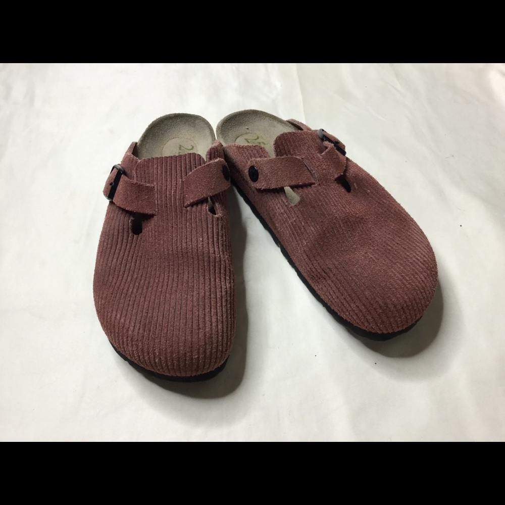 Birkenstock Suede Boston 25th Anniversary Clogs